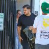Exclusif - Blac Chyna enceinte et son fiancé Rob Kardashian à la sortie d'un studio d’enregistrement à Los Angeles, le 7 juillet 2016