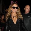 Mariah Carey de sortie avec Monroe and Moroccan au restaurant "Au Fudge" à Los Angeles le 30 octobre 2016