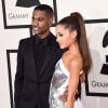 Big Sean et sa petite-amie Ariana Grande à la 57ème soirée annuelle des Grammy Awards au Staples Center à Los Angeles, le 8 février 2015.
