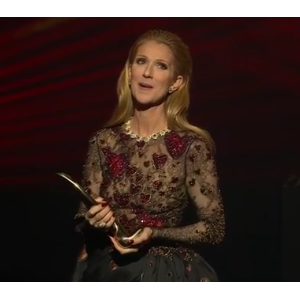 Céline Dion sur la scène du gala de l'ADISQ, à Montréal, le 30 octobre 2016.