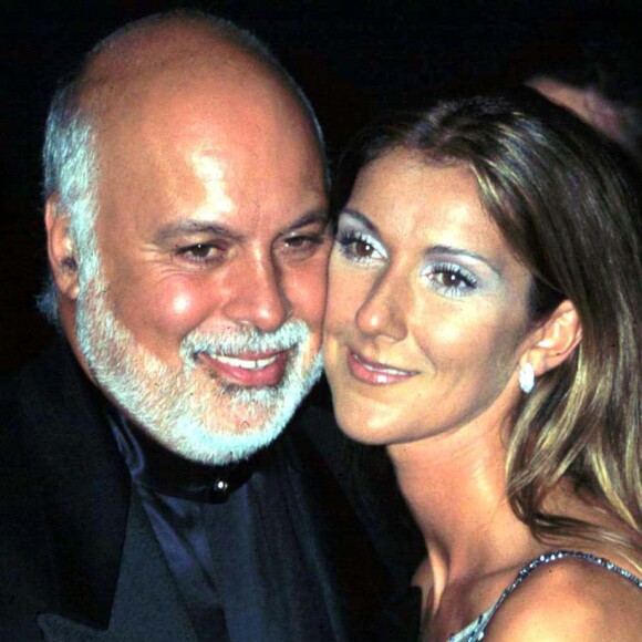 René Angélil et Céline Dion assistente à la 41e cérémobnie des Grammy Awards, à Los Angeles, le 20 février 1999.