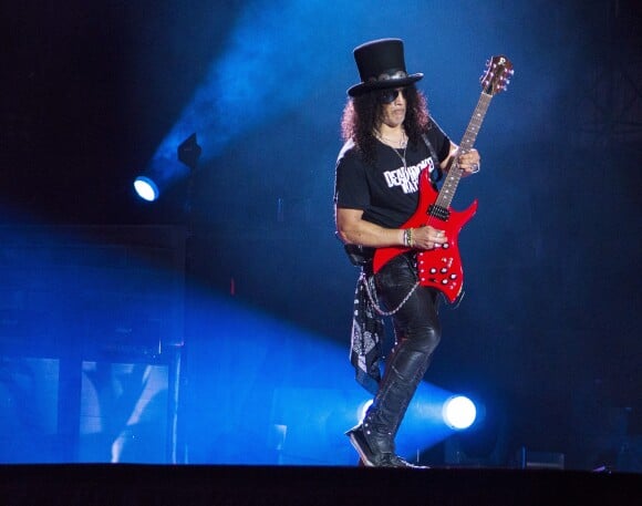 Slash - Le groupe Guns N' Roses en concert lors de leur ''Not In This Lifetime North America tour'' à San Diego, le 22 août 2016. © KC Alfred via ZUMA Wire/Bestimage22/08/2016 - San Diego