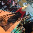 Exclusif - Concours de créateurs de mode à la foire expo de Cherbourg-en-Cotentin sur le thème de l'Irlande dans la Grande Halle de La Cité de la Mer à Cherbourg-en-Cotentin, France, le 31 octobre 2016.
