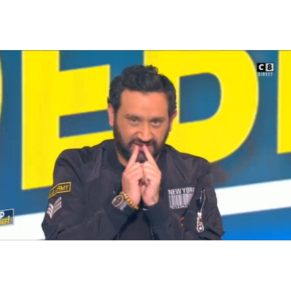 Cyril Hanouna dans "Touche pas à mon poste" le 2 novembre 2016 sur C8.