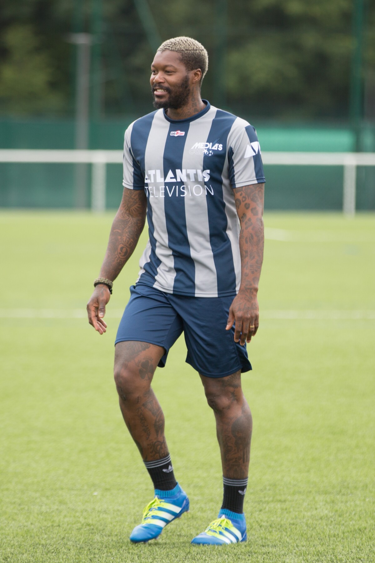 Photo Djibril Cissé Lors Du Tournoi De Football Media Cup Organisé à Meudon Le 2 Juillet 2016 2578