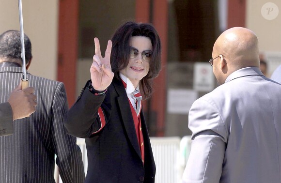 Michael Jackson à Santa Barbara en mars 2005.