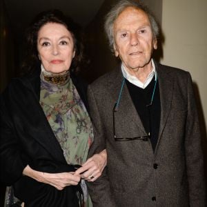 Anouk Aimée et Jean-Louis Trintignant - People à la projection du film "Un homme et une femme" en version restaurée, pour fêter les 50 ans du film ainsi que les 13 ans de Sophie Dulac Distribution au cinéma L'Arlequin, à Paris, le 6 novembre 2016. © Coadic Guirec/Bestimage