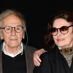 Anouk Aimée et Jean-Louis Trintignant - People à la projection du film "Un homme et une femme" en version restaurée, pour fêter les 50 ans du film ainsi que les 13 ans de Sophie Dulac Distribution au cinéma L'Arlequin, à Paris, le 6 novembre 2016. © Coadic Guirec/Bestimage