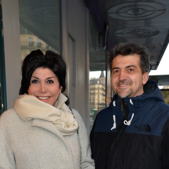 Liane Foly avec son fére Philippe Falliex - People à la projection du film "Un homme et une femme" en version restaurée, pour fêter les 50 ans du film ainsi que les 13 ans de Sophie Dulac Distribution au cinéma L'Arlequin, à Paris, le 6 novembre 2016. © Coadic Guirec/Bestimage People attending "Un Homme et Une Femme" screening for its 50th Anniversary at l'Arlequin cinema on November 6th, 2016 in Paris, France. © Coadic Guirec/Bestimage