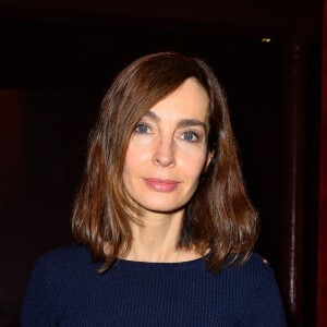 Anne Parillaud à l'anniversaire de Louis-Michel Colla, qui fête ses 60 ans au théâtre de la Gaîté-Montparnasse, à Paris, le 8 novembre 2016.