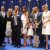 Donald Trump, Donald Trump Jr., Barron Trump, Melania Trump, Ivanka Trump, Tiffany Trump - Donald Trump se déclare candidat à l'investiture républicaine pour la présidentielle de 2016 lors d'une conférence à New York, le 16 juin 2015.