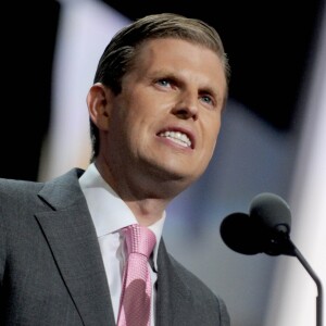 Eric Trump lors du 3ème jour de la convention républicaine à Cleveland, le 21 juillet 2016.