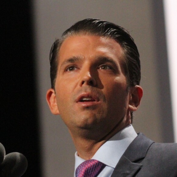 Donald Trump Jr., le fils de Donald Trump lors du 2ème jour de la convention républicaine à Cleveland, le 19 juillet 2016.