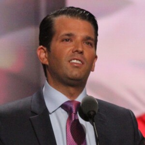 Donald Trump Jr., le fils de Donald Trump lors du 2ème jour de la convention républicaine à Cleveland, le 19 juillet 2016.