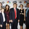 Eric Trump, Barron Trump, Melania Trump, Donald Trump, Ivanka Trump, Donald Trump Jr. - Soirée de la série "The Celebrity Apprentice" à New York le 18 février 2015.