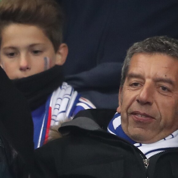 Michel Cymes - Match de qualification de la coupe du monde de football 2018, France contre Suède au Stade de France à Saint-Denis, France, le 11 novembre 2016. © Cyril Moreau/Bestimage