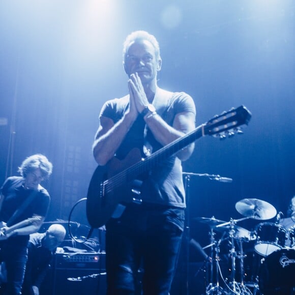 Sting lors du concert de réouverture du Bataclan, le 12 novembre 2016. Photo © Boris Allin