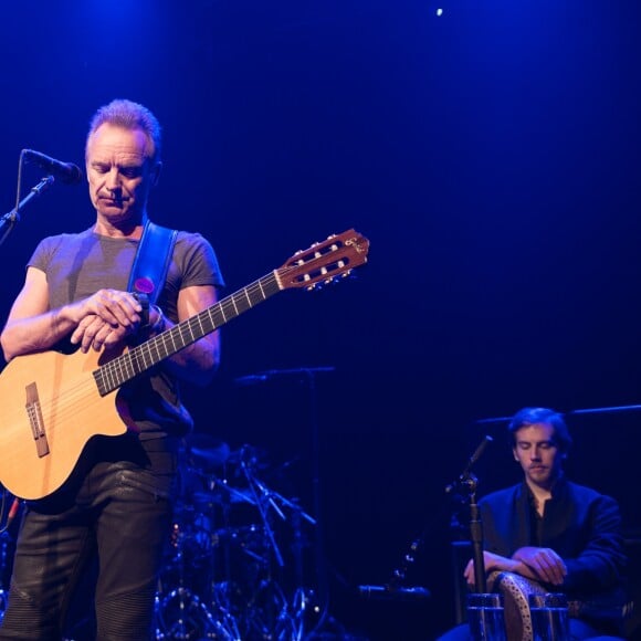 Sting lors du concert de réouverture du Bataclan, le 12 novembre 2016. Photo © David Wolff