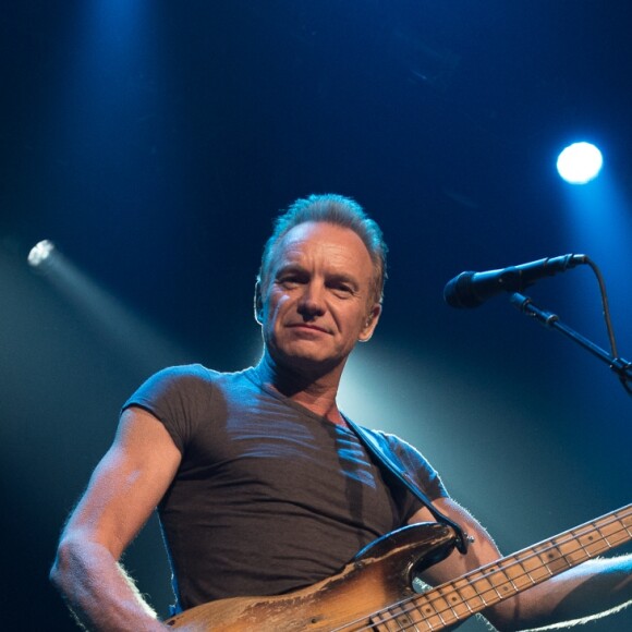 Sting lors du concert de réouverture du Bataclan, le 12 novembre 2016. Photo © David Wolff
