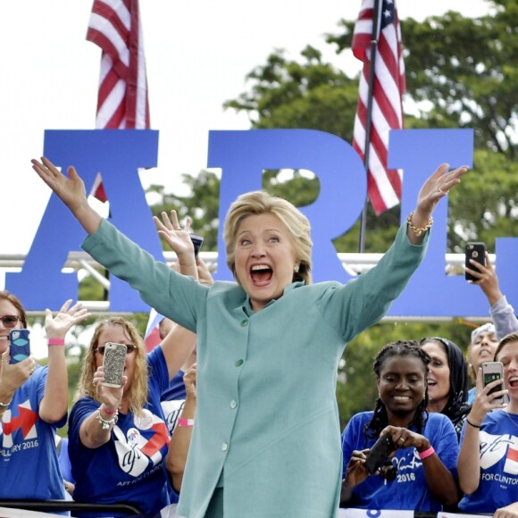 Meeting d'Hillary Clinton, candidate démocrate à l'élection présidentielle américaine, à Pembroke Pines en Floride le 5 novembre 2016.