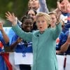Meeting d'Hillary Clinton, candidate démocrate à l'élection présidentielle américaine, à Pembroke Pines en Floride le 5 novembre 2016.