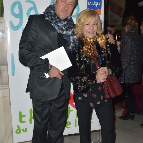 Nicoletta et son mari Jean-Christophe Molinier - 24ème Gala de l'Espoir du Comité de Paris de la Ligue contre le Cancer, au profit de la recherche contre le cancer au Théâtre du Châtelet à Paris, le 14 novembre 2016. © Gorassini Giancarlo