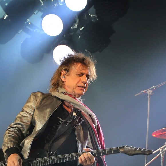 Concert Les Insus ? - retour du groupe "Téléphone" sur scène avec Jean-Louis Aubert, Louis Bertignac et Richard Kolinka - à Bordeaux le 18 mai 2016. © Patrick Bernard-Quentin Salinier / Bestimage