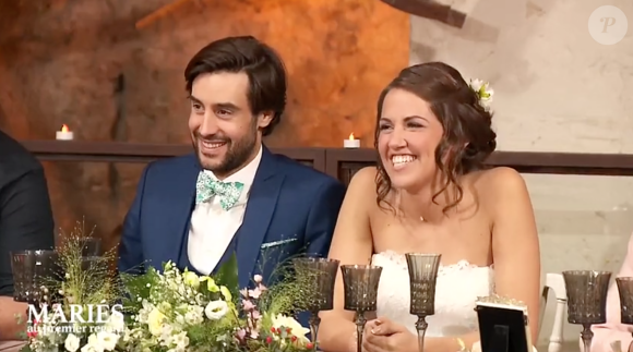 Tiffany et Thomas lors de leur mariage dans Mariés au premier regard, épisode 2, diffusé sur M6 le 14 novembre 2016