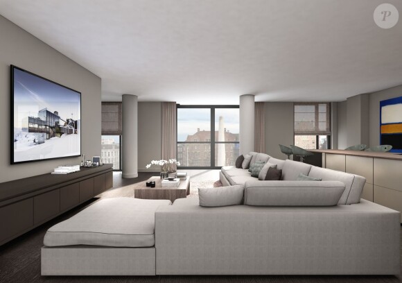 Exclusif - Illustrations de l'appartement le plus cher d'Amsterdam que Justin Bieber vient d'acheter 24,5 millions d'euros le 28 octobre 2016. L'appartement, aménagé par l'architecte Cees Van Dam, est mitoyen du Grand Hôtel Krasnapolsky. De l'autre côté du square ce trouve le palais royal. Justin Bieber sera donc un proche voisin du roi et de la reine des Pays-Bas.