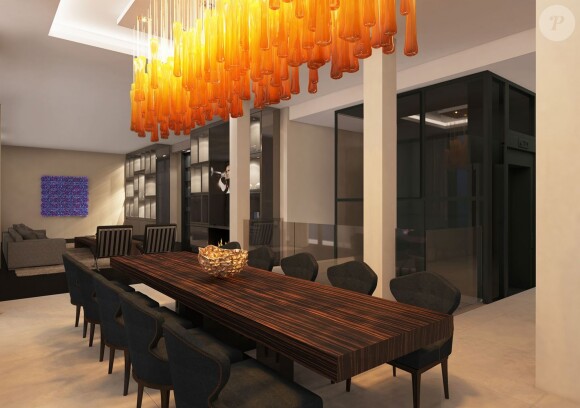 Exclusif - Illustrations de l'appartement le plus cher d'Amsterdam que Justin Bieber vient d'acheter 24,5 millions d'euros le 28 octobre 2016. L'appartement, aménagé par l'architecte Cees Van Dam, est mitoyen du Grand Hôtel Krasnapolsky. De l'autre côté du square ce trouve le palais royal. Justin Bieber sera donc un proche voisin du roi et de la reine des Pays-Bas.