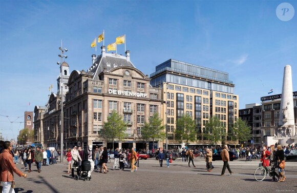 Exclusif - Illustrations de l'appartement le plus cher d'Amsterdam que Justin Bieber vient d'acheter 24,5 millions d'euros le 28 octobre 2016. L'appartement, aménagé par l'architecte Cees Van Dam, est mitoyen du Grand Hôtel Krasnapolsky. De l'autre côté du square ce trouve le palais royal. Justin Bieber sera donc un proche voisin du roi et de la reine des Pays-Bas.