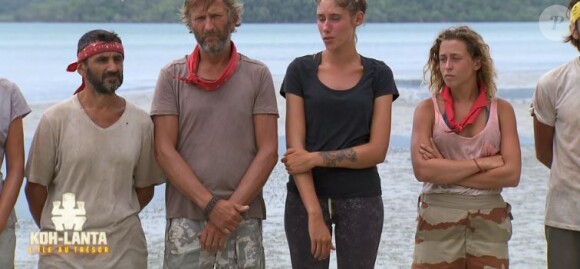 Stéphane, Bruno, Jesta, Candice - "Koh-Lanta, L'île au trésor", le 18 novembre 2016 sur TF1.