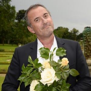 Exclusif - Baptême de la rose "Christophe Dechavanne" au Parc de Bagatelle à Paris le 16 juin 2016.