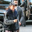 Marion Cotillard, enceinte, arrive à son hôtel à East Village. New York, le 17 novembre 2016.  Marion Cotillard, pregnant, arrives at her hotel in East Village. New York, November 17th, 2016.17/11/2016 - New York
