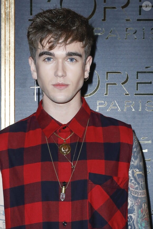 Gabriel-Kane Day-Lewis (le fils d'Isabelle Adjani) - Photocall - Soirée "Gold Obsession" de L'Oréal à la Monnaie de Paris lors de la Fashion Week de Paris, le 2 octobre 2016. © Olivier Borde/Bestimage