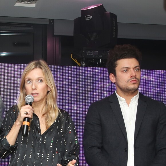 Exclusif - Muriel Hattab, Stéphane Freiss, Léa Drucker et Kev Adams - Dîner de gala au profit de l'association "Princesse Margot", dont Muriel Hattab est la présidente et qui a été créée après le décès de sa fille, au Pavillon Royal à Paris. Le 14 Novembre 2016. © Denis Guignebourg / BestImage