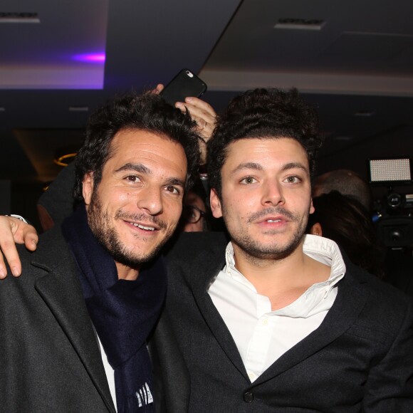 Exclusif - Amir Haddad et Kev Adams - Dîner de gala au profit de l'association "Princesse Margot", dont Muriel Hattab est la présidente et qui a été créée après le décès de sa fille, au Pavillon Royal à Paris. Le 14 Novembre 2016. © Denis Guignebourg / BestImage