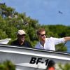 Le prince Harry visite une réserve d'oiseaux à Barbuda lors de son voyage officielle dans les Caraïbes le 22 novembre 2016.  Prince Harry visiting the Frigate Bird Sanctuary in Barbuda during his tour of the Caribbean. 22 November 2016.22/11/2016 - 
