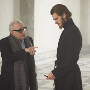 Martin Scorsese et Andrew Garfield sur le tournage de Silence