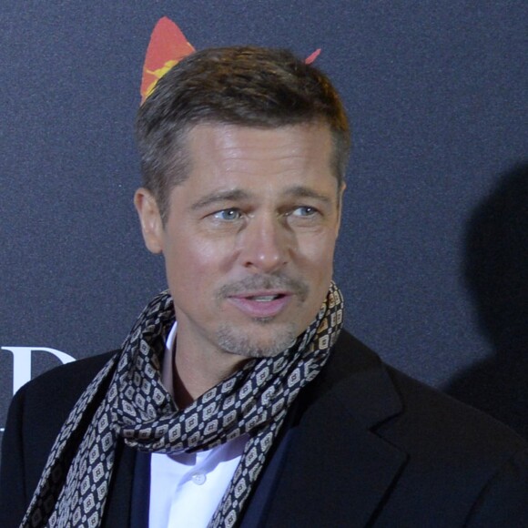 Brad Pitt lors de la première de "Alliés" (Allied) à Madrid, Espagne, le 22 novembre 2016.