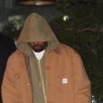 Kanye West quitte son appartement à New York, le 4 octobre 2016, après l'agression de Kim Kardashian à Paris. © William ReganGlobe Photos via ZUMA Wire/Bestimage04/10/2016 - New York