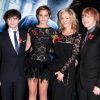 Daniel Radcliffe, J. K. Rowling, Emma Watson et Rupert Grint - Avant-première de Harry Potter et les Reliques de la mort (partie I) à Londres en 2009