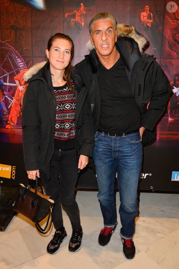 Samy Naceri et sa compagne Marie de Fleurieu à la générale de la comédie musicale Notre-Dame de Paris au Palais des Congrès à Paris, le 24 novembre 2016. © Guirec Coadic/Bestimage