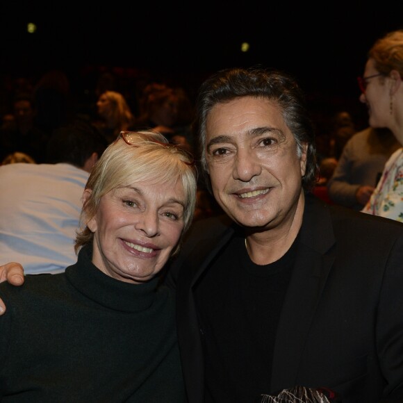 Exclusif - Frédéric François et sa femme Monique lors de la générale de la comédie musicale Notre-Dame de Paris au Palais des Congrès à Paris le 24 novembre 2016. © Patrick Carpentier/Bestimage