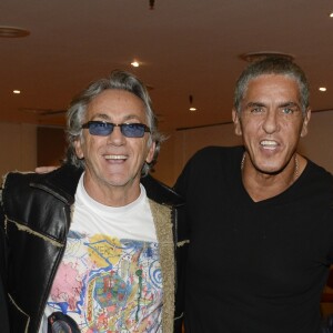 Exclusif - Frédéric François, Jean-Pierre Savelli, Samy Naceri et Richard Cocciante lors de la générale de la comédie musicale Notre-Dame de Paris au Palais des Congrès à Paris le 24 novembre 2016. © Patrick Carpentier/Bestimage