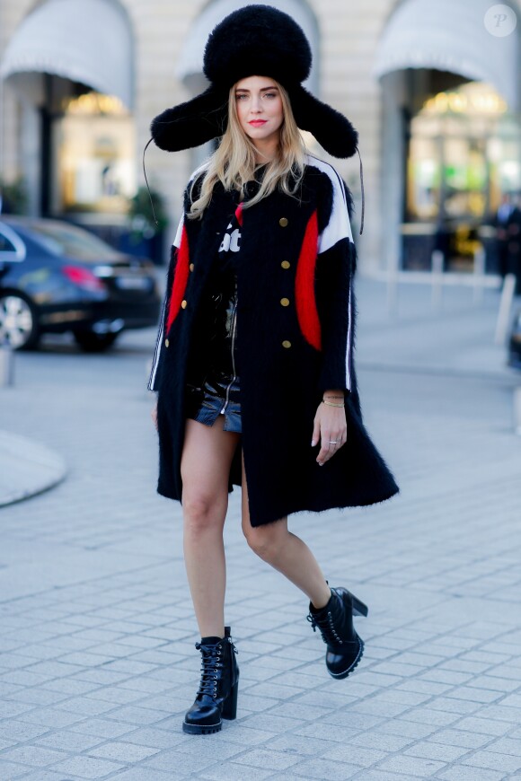 Chiara Ferragni à Paris, le 5 octobre 2016.