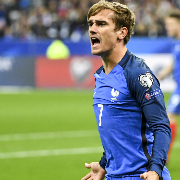 Antoine Griezmann lors du match de qualification pour la Coupe du Monde 2018, "France-Bulgarie" au Stade de France à Saint-Denis, le 7 octobre 2016. © Pierre Perrusseau/Bestimage