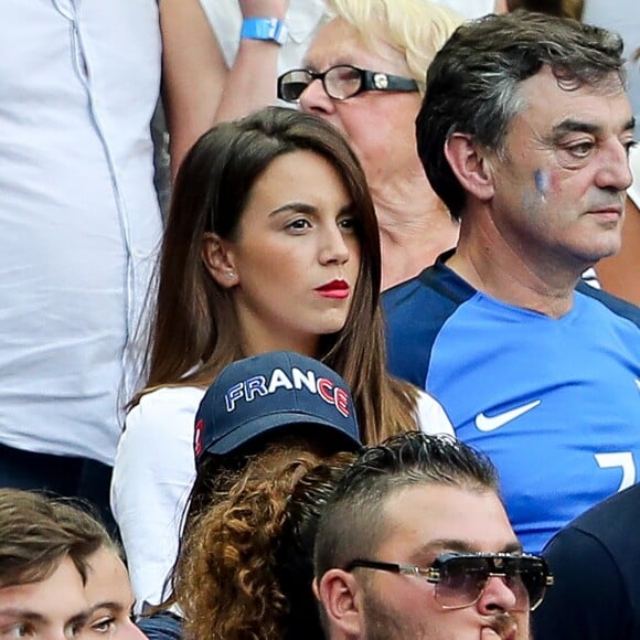 Erika Choperena (Compagne de Antoine Griezmann) lors du match de la finale de l'Euro 2016 Portugal-France au Stade de France à Saint-Denis, France, le 10 juillet 2016. © Cyril Moreau/Bestimage