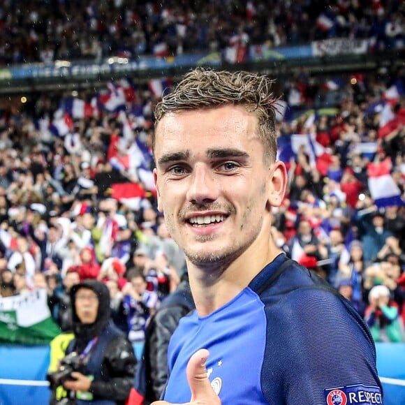 Antoine Griezmann - Match de quart de finale de l'UEFA Euro 2016 France-Islande au Stade de France à Saint-Denis le 3 juillet 2016. © Cyril Moreau / Bestimage Soccer