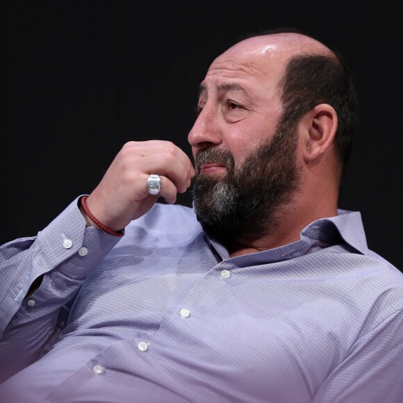 Kad Merad (président du jury) lors de la cérémonie de clôture et palmarès du 19e Festival International du film de Comédie de l'Alpe d'Huez, le 16 janvier 2016.© Dominique Jacovides/Bestimage